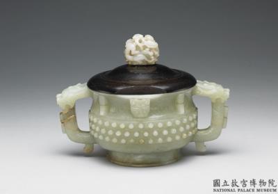 图片[3]-Jade Gui-shaped incense burner with knob pattern, late Ming to Qing dynasty (1522-1911)-China Archive